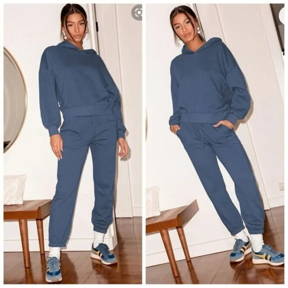 Lulus Pants - LULU'S BOAT HOUSE DENIM Blue Drawstring Joggers